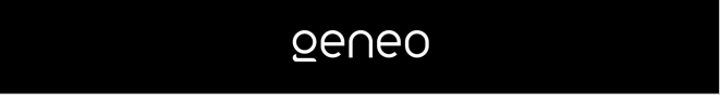Geneo Logo on Black bar